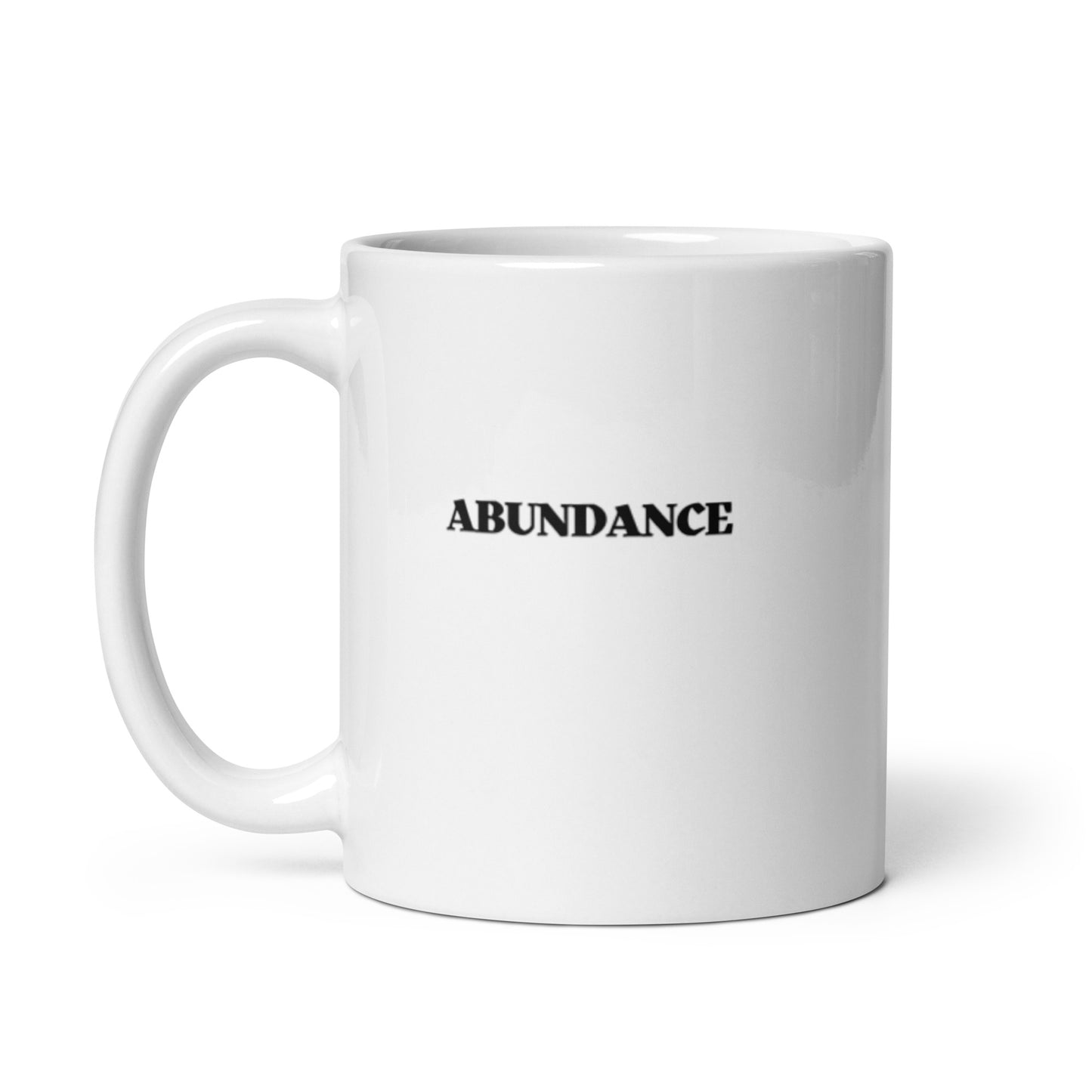 Abundance White Glossy Mug