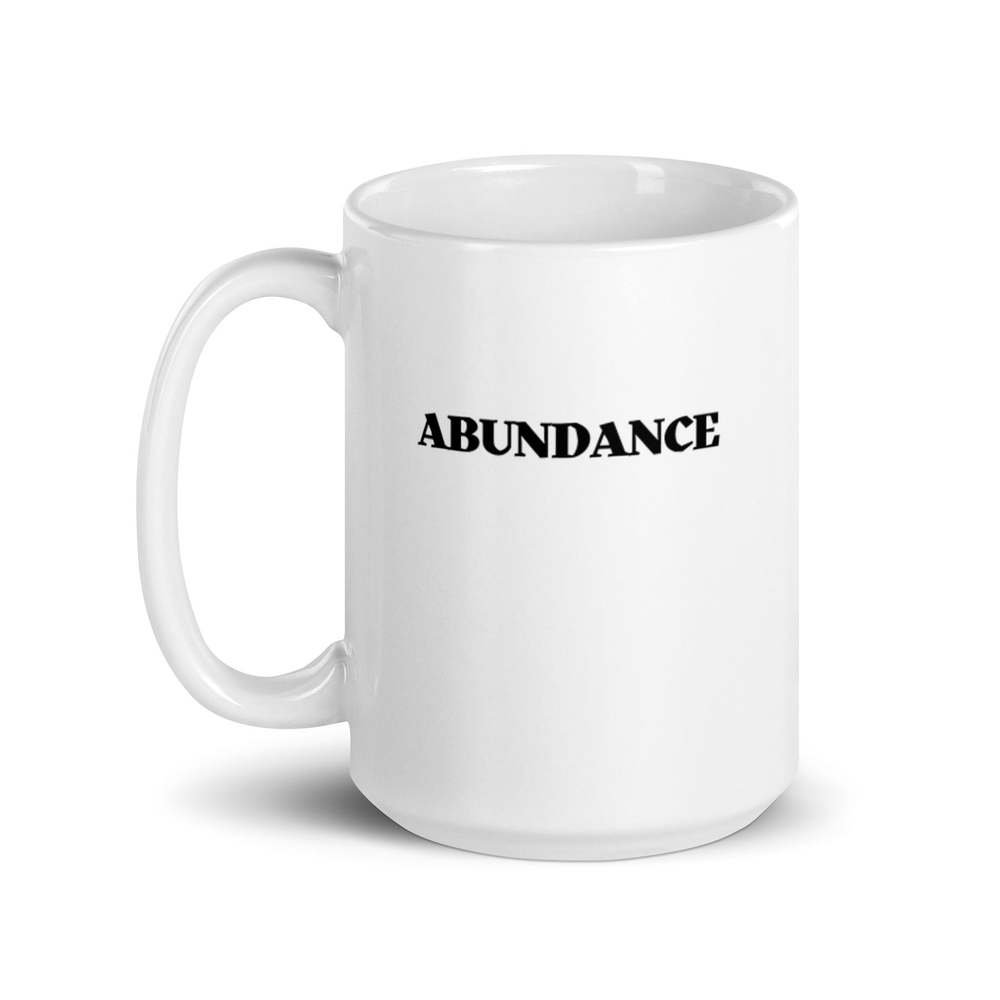 Abundance White Glossy Mug